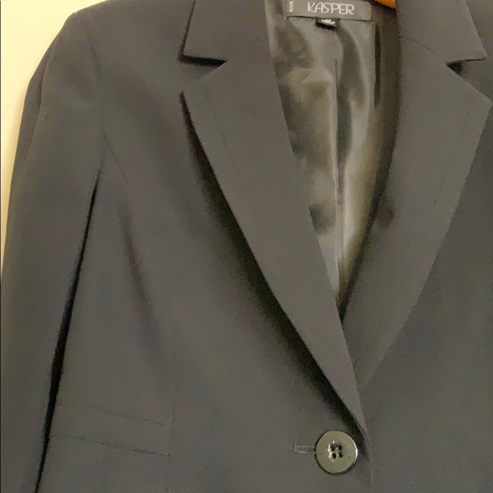 Kasper One Button Blazer - Picture 3 of 3